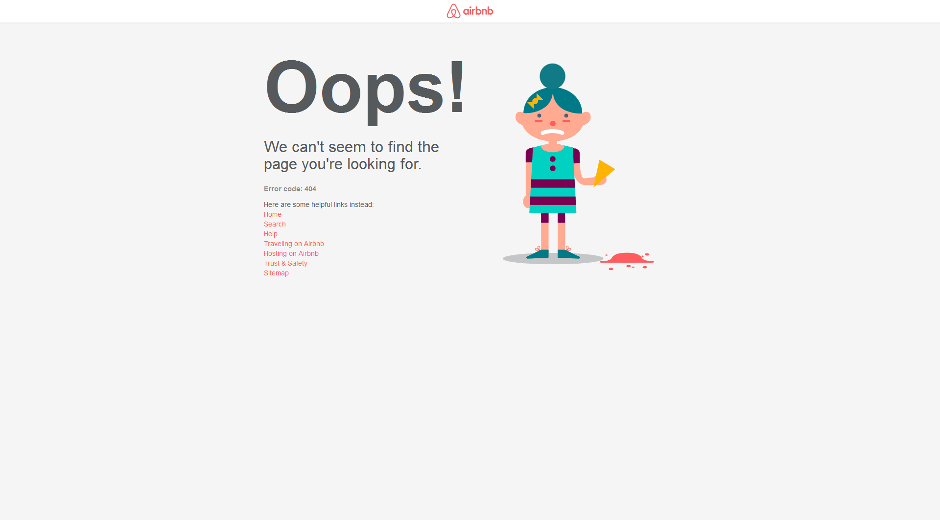 page 404 de Airbnb