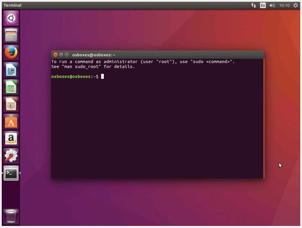 Le terminal sous Ubuntu Xenial 16.04 (LTS)
