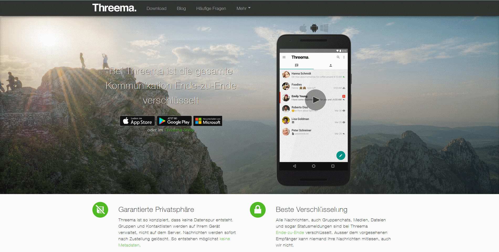 Protection des données 4 alternatives à WhatsApp 1&1 IONOS