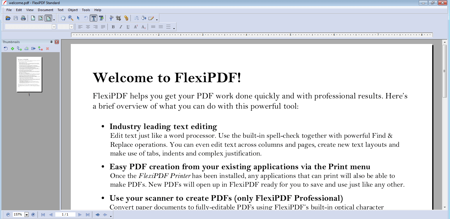 Éditeur PDF FlexiPDF