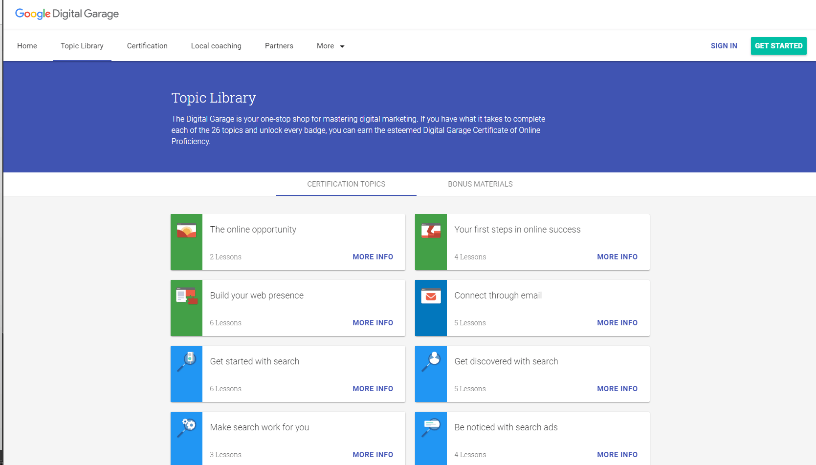 Bibliothèque de thèmes des Ateliers numériques de Google