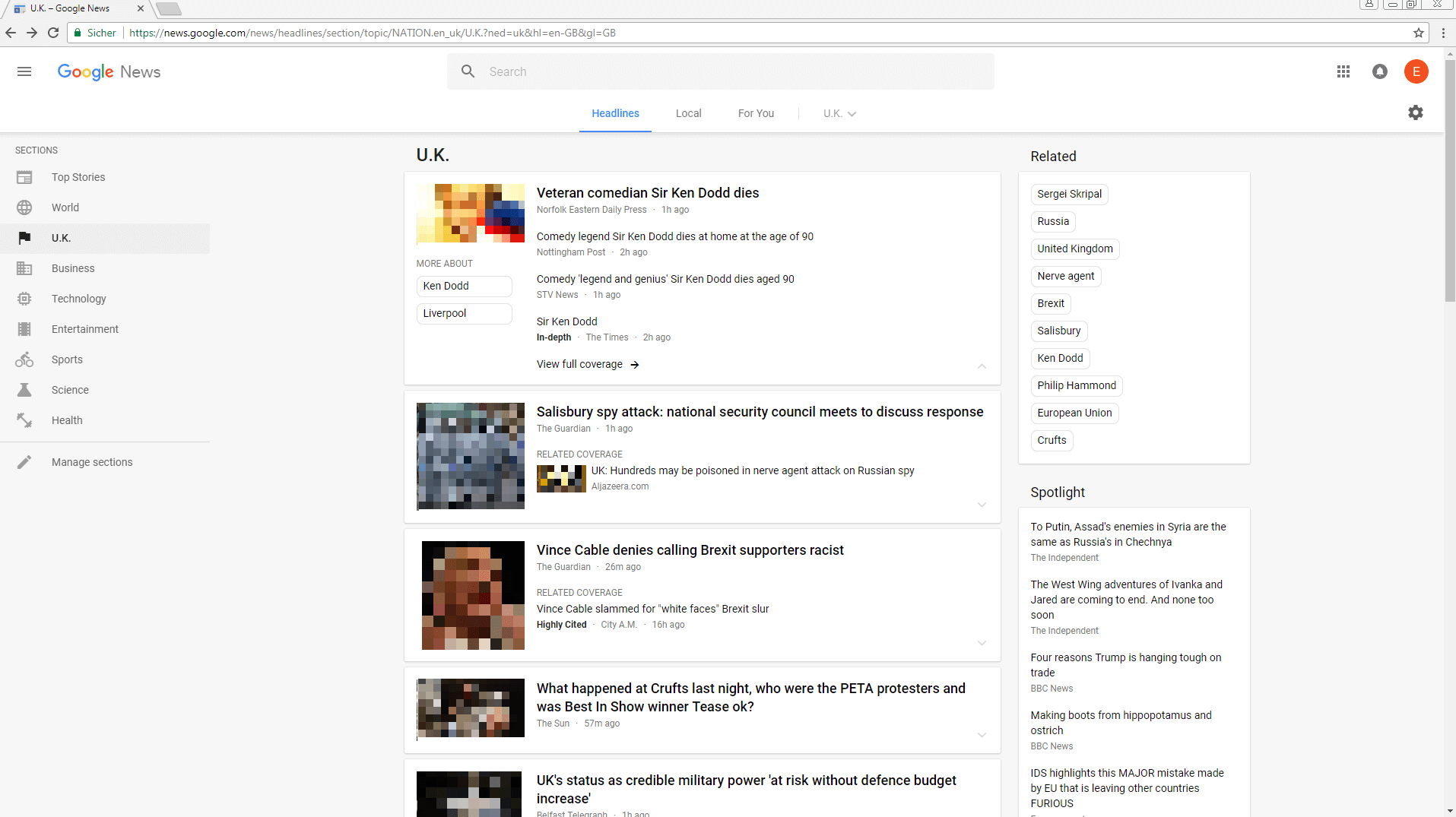 google news watch