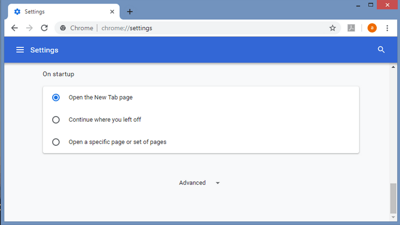 Google Chrome : paramètres du navigateur