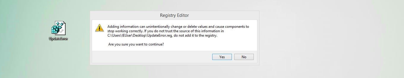 Windows 10 : boîte de dialogue Importer de l’éditeur de registre