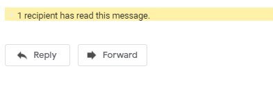 Réponse à la demande de confirmation de lecture à Gmail