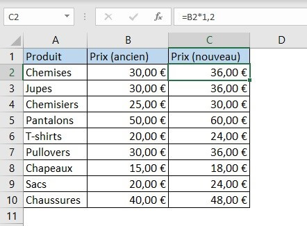 Comment calculer un pourcentage dans Excel avec des formules - IONOS