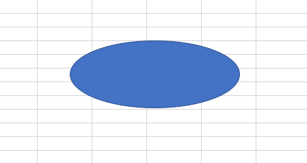Forme ovale dans Excel