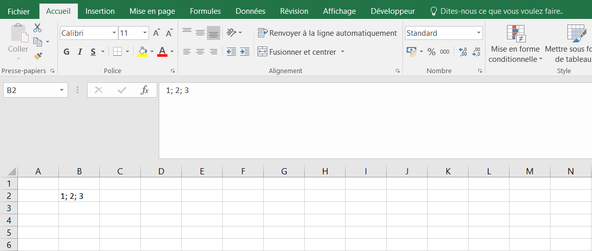 Diviser Une Cellule Excel En Deux Horizontalement