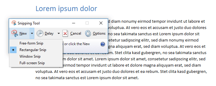 Utilisation de l’Outil Capture d’écran sous Windows 10 dans Wordpad