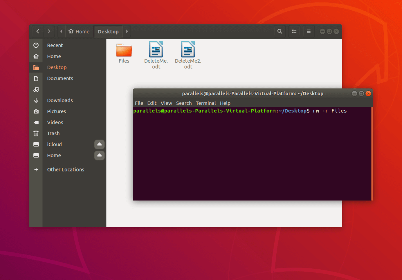 Commande dans le terminal pour supprimer la totalité d’un répertoire sous Linux