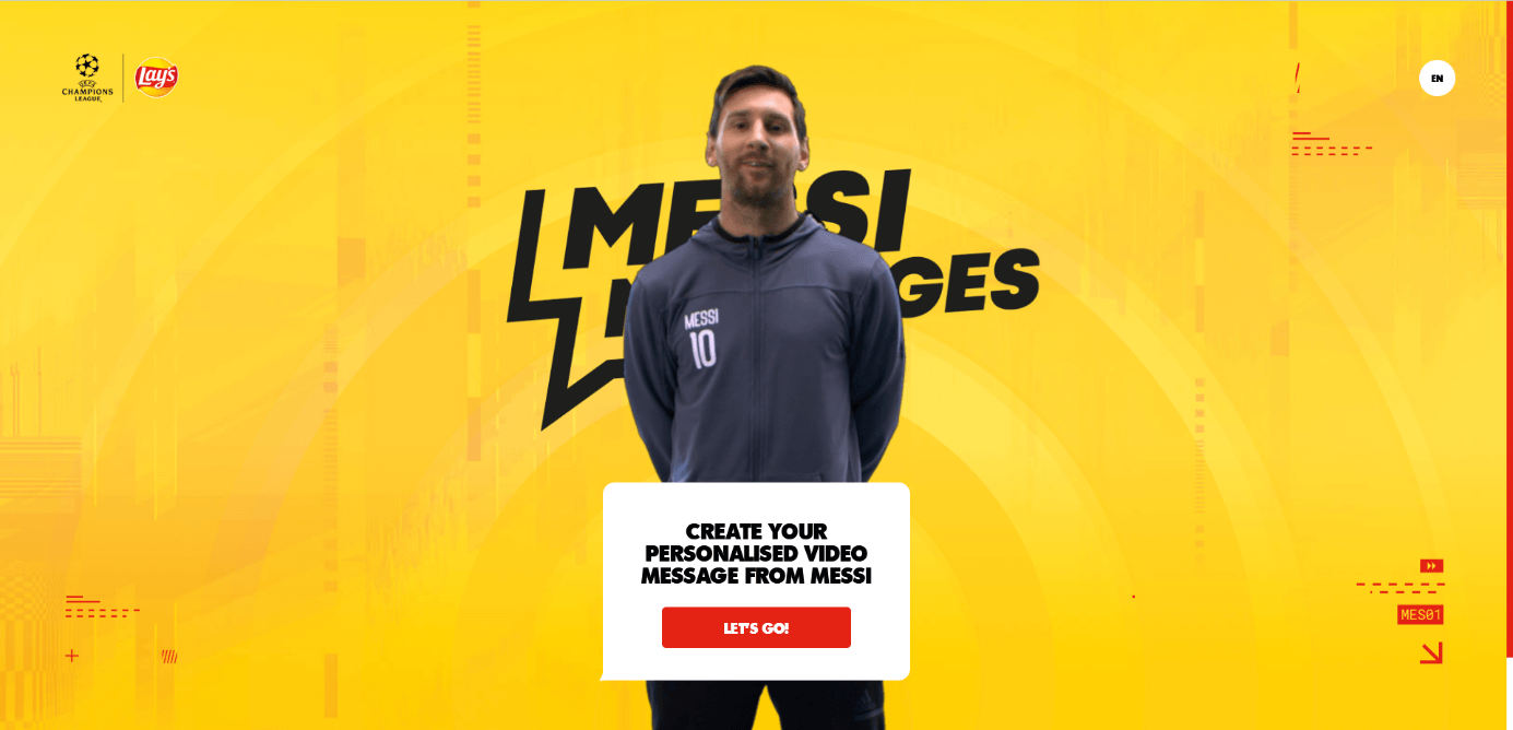 Exemple de co-branding avec des célébrités : Lionel Messi et les chips Lay’s