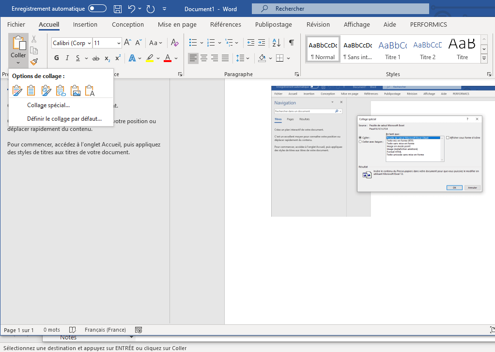 Insérer un tableau Excel dans Word comment ça marche ? IONOS