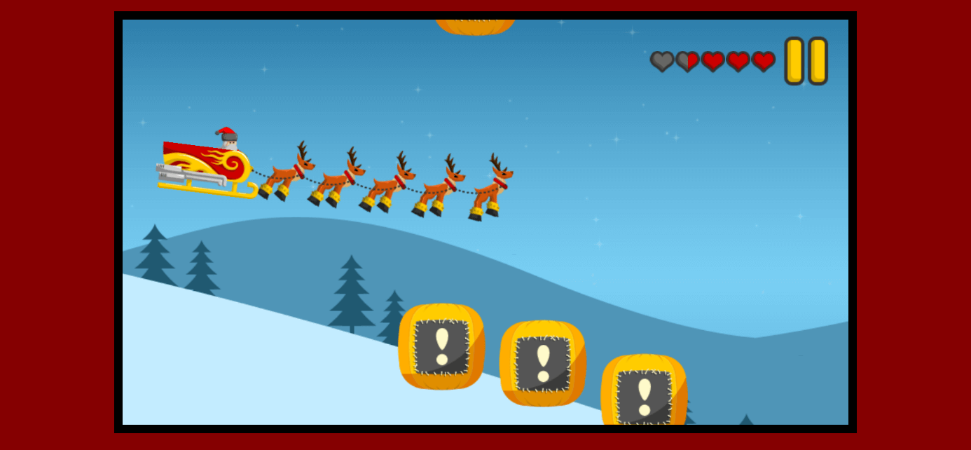 Capture d’écran du mini-jeu « Game Christmas Furious »