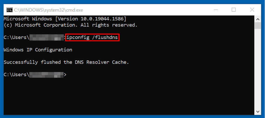 Vider le cache DNS via l’invite de commande (Windows 10)