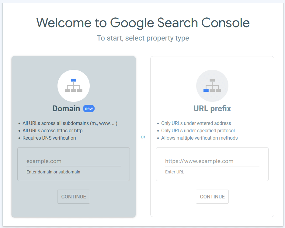 Connexion à Google Search Console