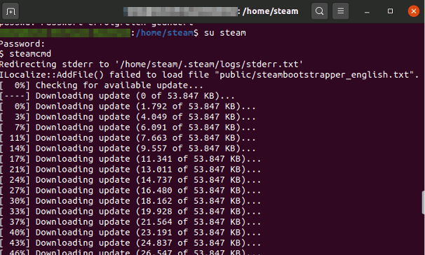 Installation de SteamCMD sous Linux dans Ubuntu