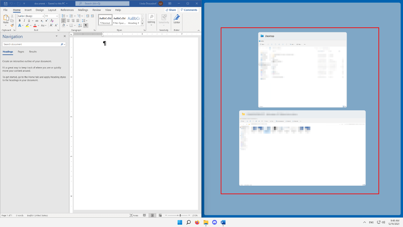 Diviser l’écran en deux dans Windows 11 : aperçus des autres applications