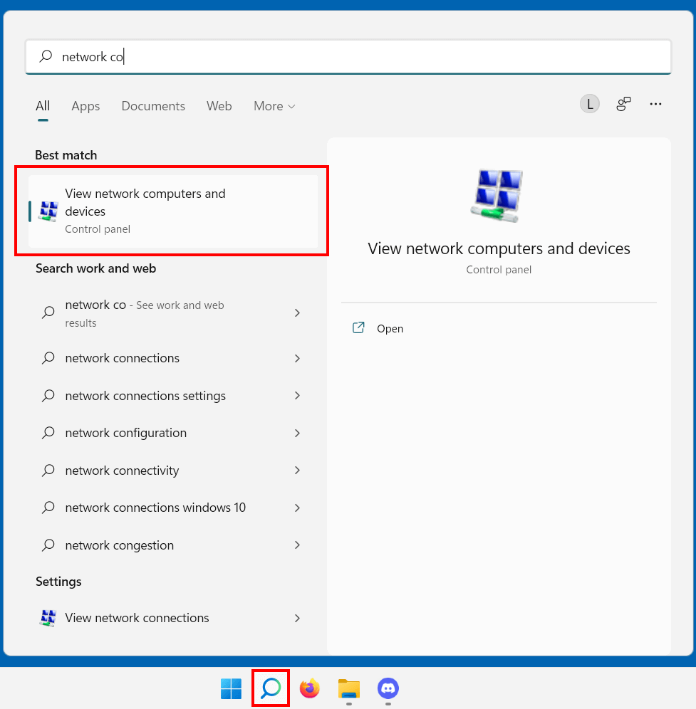 Windows 11 : recherche de connexions réseau