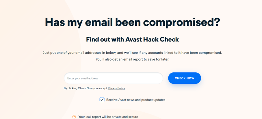 Avast Hack Check Monitor Avast Hack Check Monitor