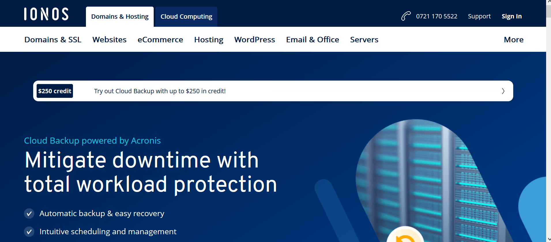 IONOS Cloud Backup IONOS Cloud Backup
