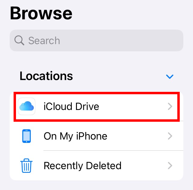 iCloud Drive user interface on Mac iCloud Drive user interface on Mac
