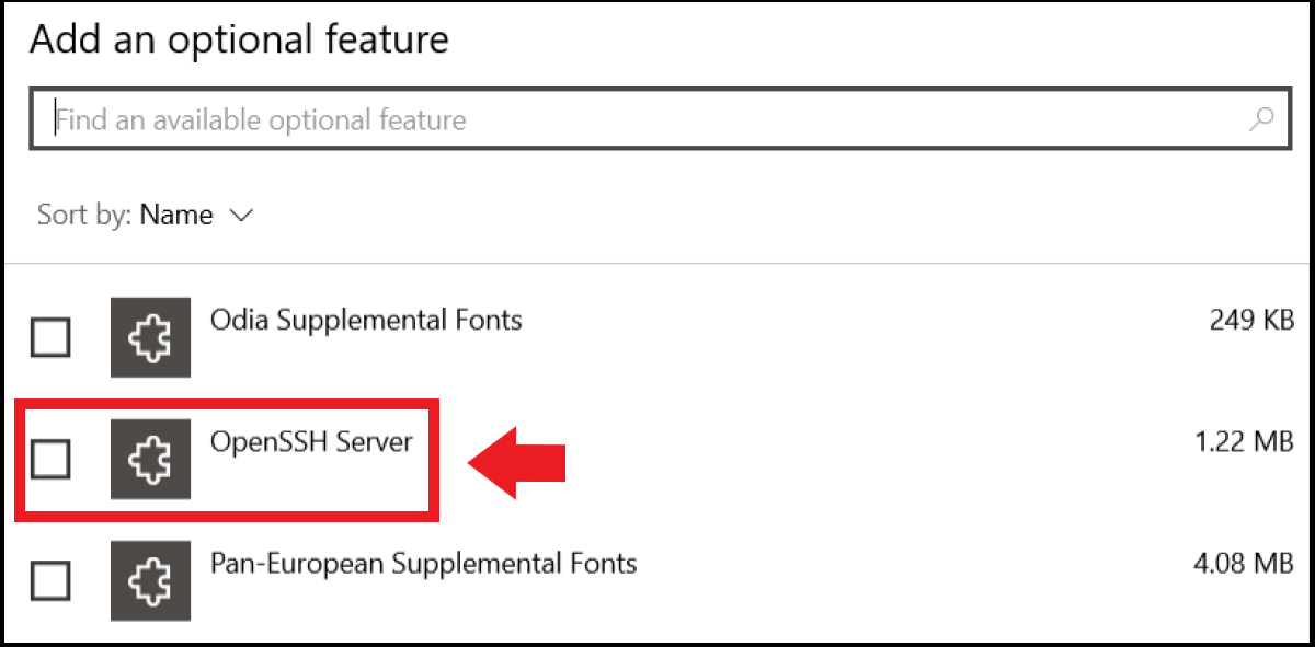 Installing an OpenSSH server on Windows Installing an OpenSSH server on Windows