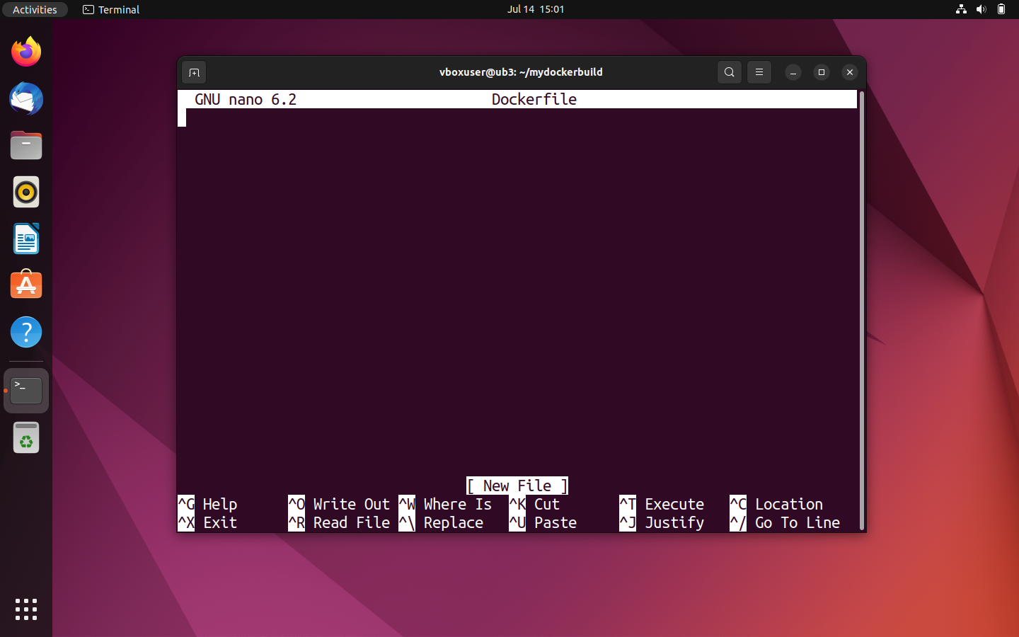 Terminal Ubuntu : créer des fichiers texte avec Nano