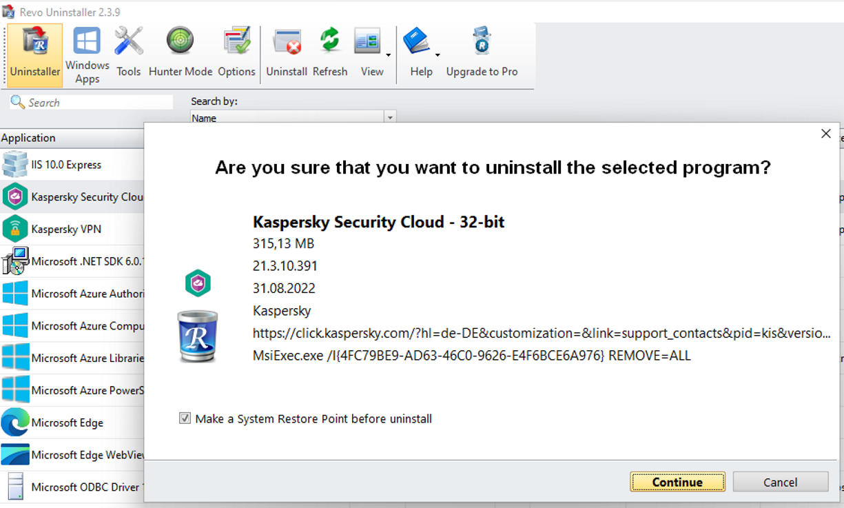 Screenshot of Revo Uninstaller Screenshot of Revo Uninstaller