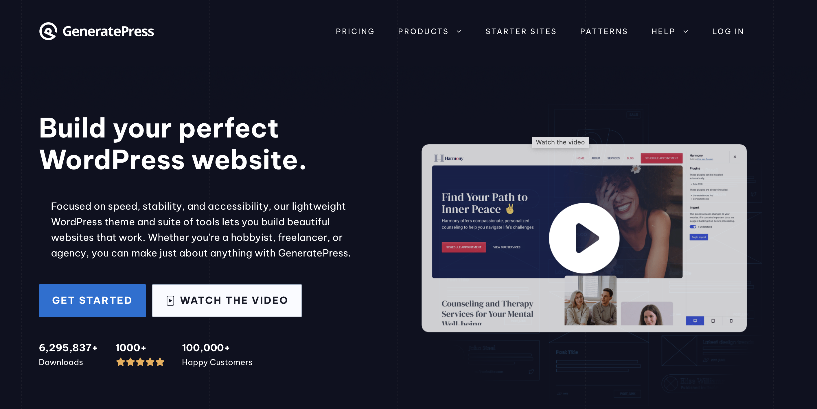 Capture d’écran du site Web de GeneratePress Image: Capture d’écran du site Web de GeneratePress