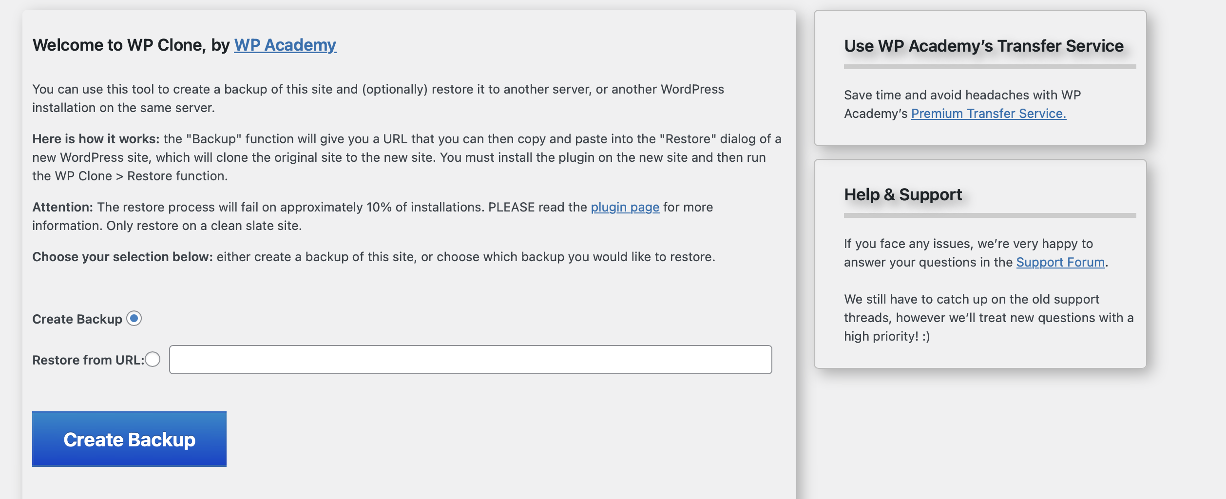 Capture d’écran de WordPress Clone Image: Capture d’écran de WordPress Clone