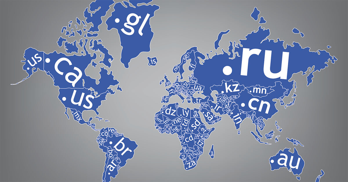 ccTLD : liste de toutes les terminaisons Web nationales