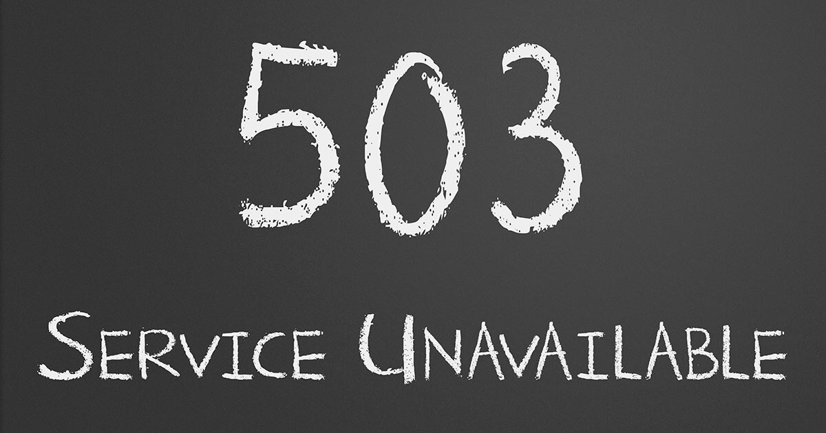 HTTP 503 (Service Unavailable) : signification et résolution