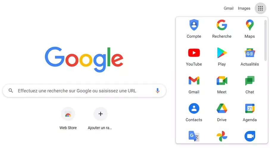 Image: Google Drive dans l’aperçu des applications Chrome