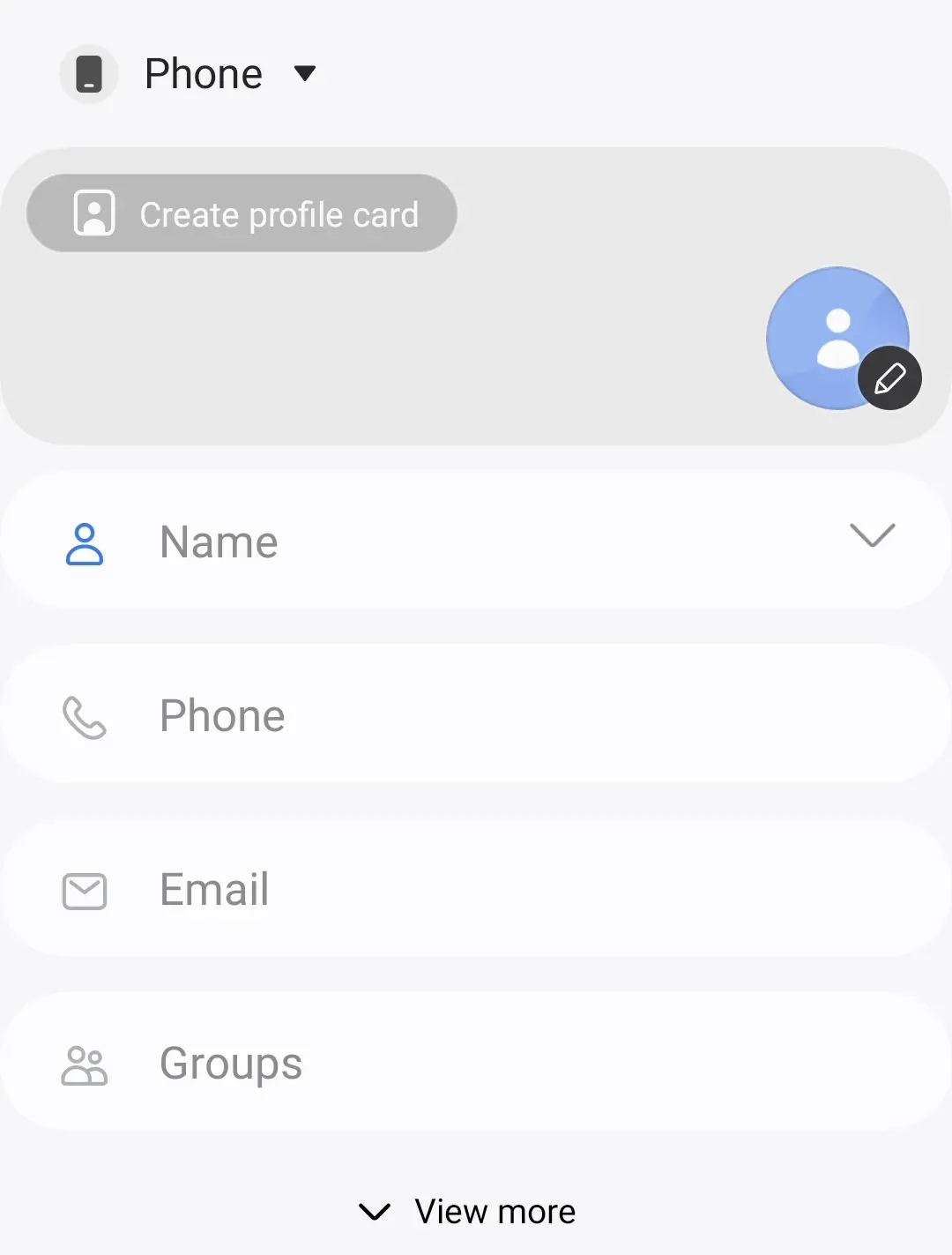 L’option « Créer un contact » sur un téléphone Android Image: L’option « Créer un contact » sur un téléphone Android