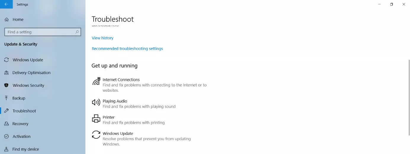 Image: Résolution des problèmes de mises à jour Windows