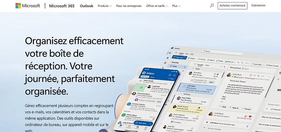 Site Web Microsoft Outlook.com Image: Site Web Microsoft Outlook.com