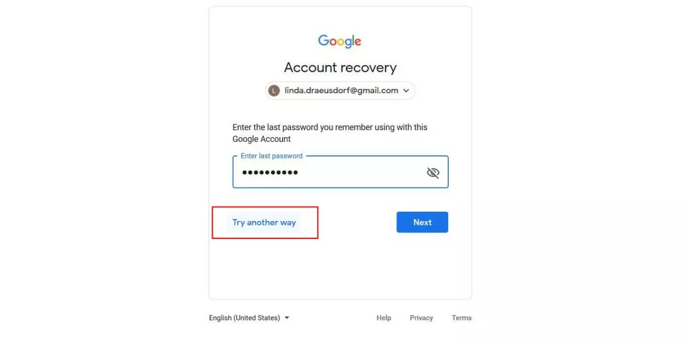 Image: Fenêtre dans laquelle vous pouvez sélectionner une « Autre option »