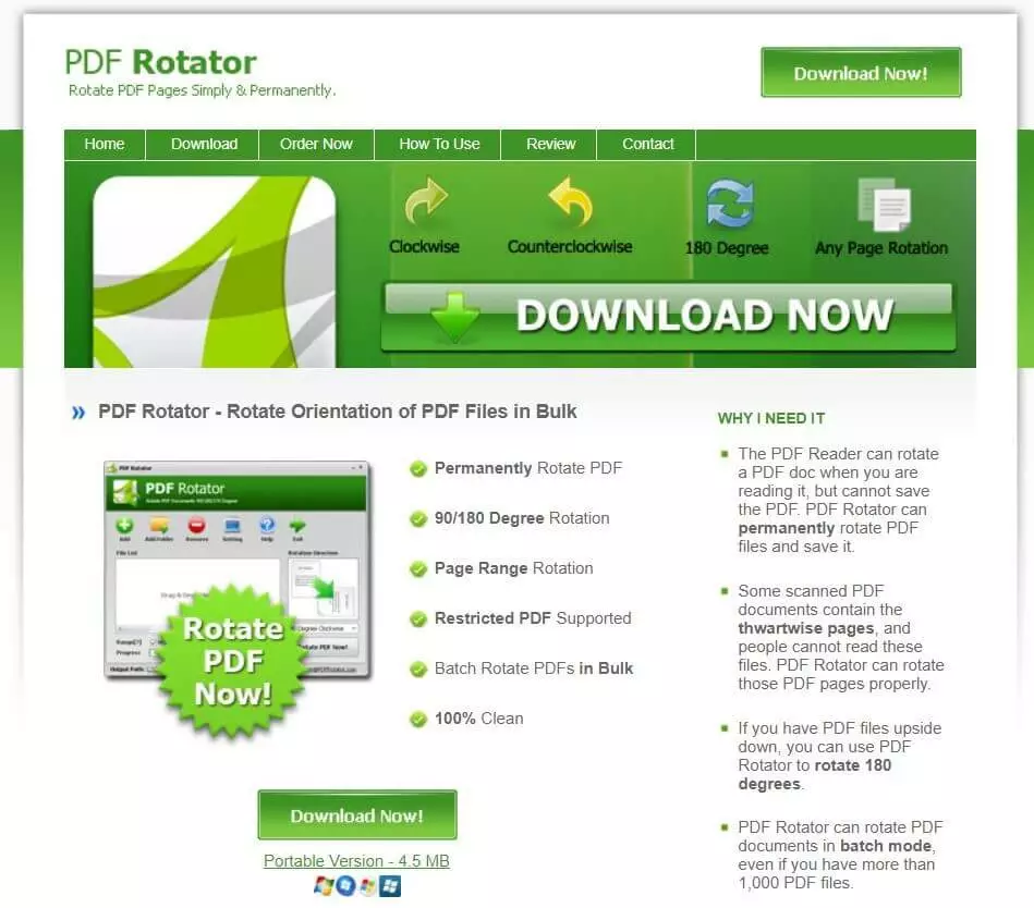 Image: PDF Rotator : pivoter et enregistrer un fichier PDF
