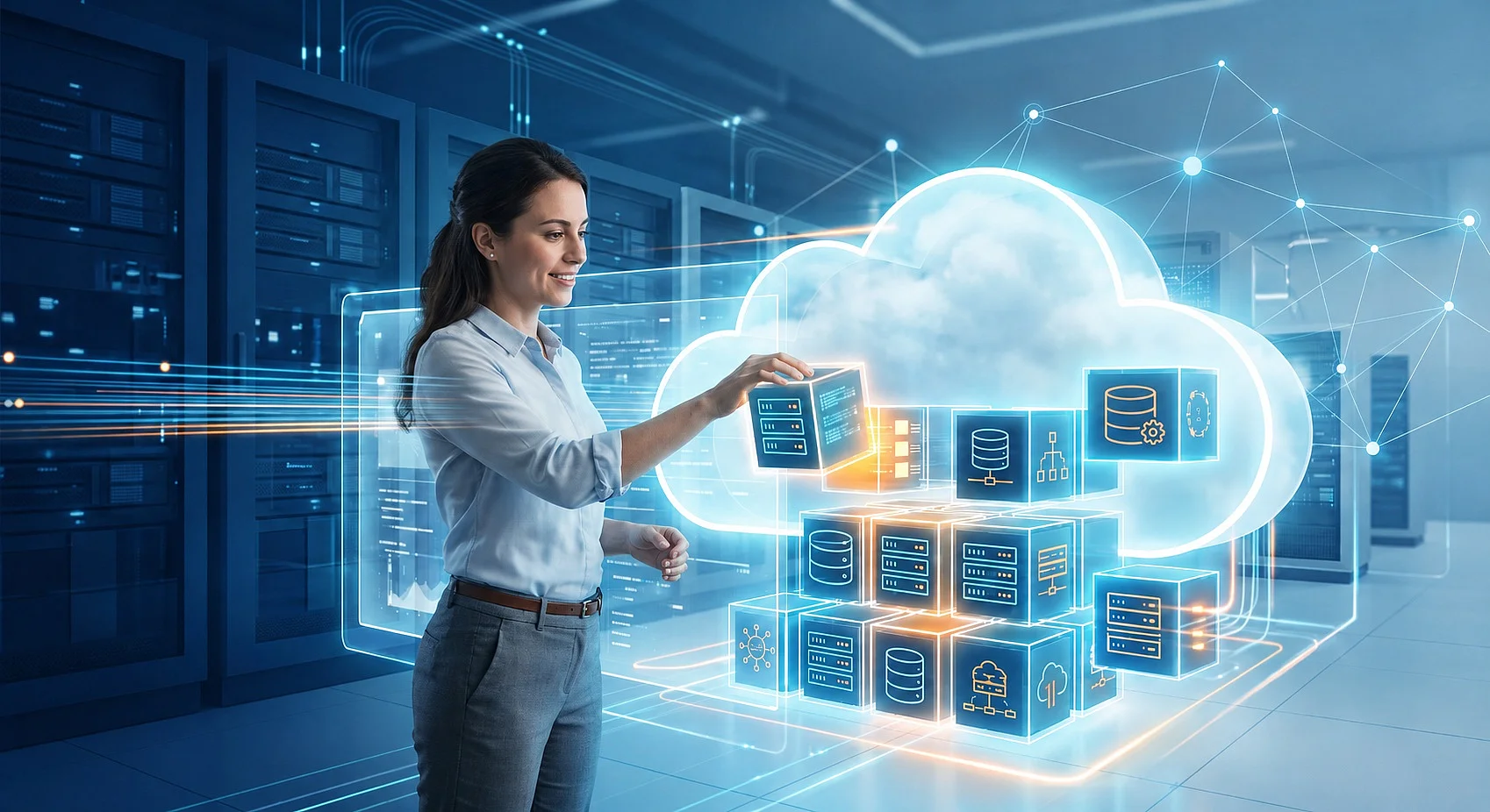 Image: IaaS : infrastructure informatique très évolutive à partir du cloud