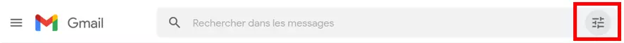 Image: Boîte de réception Gmail : fonctionnalité de recherche
