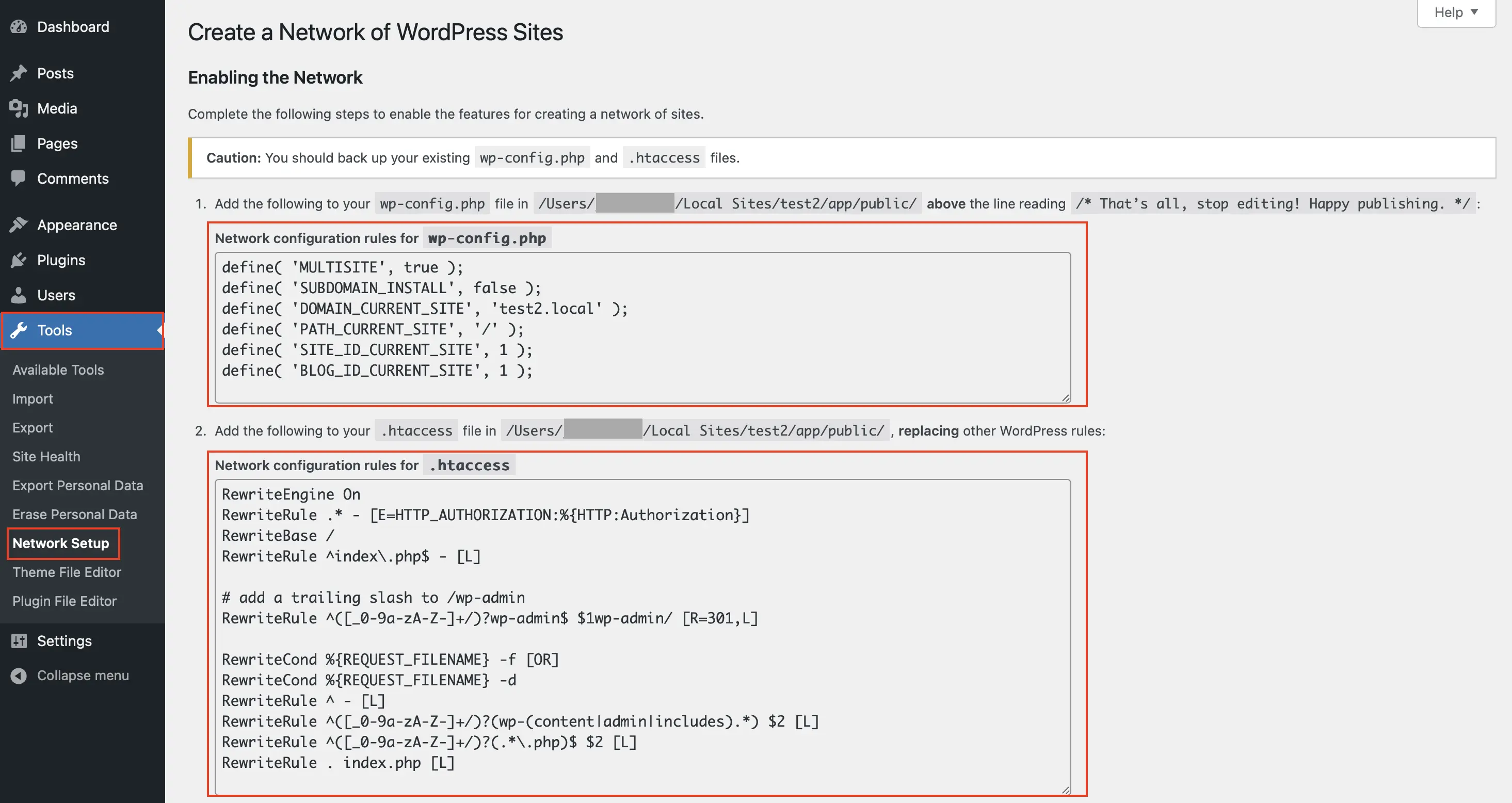 Section de code pour activer le réseau dans l’installation réseau Image: Section de code pour activer le réseau dans l’installation réseau