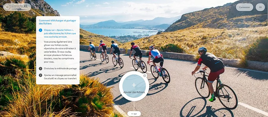 Envoyer de gros fichiers avec TransferXL Image: Envoyer de gros fichiers avec TransferXL