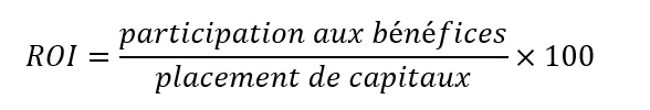 Image: Calcul du ROI d’un investissement unique