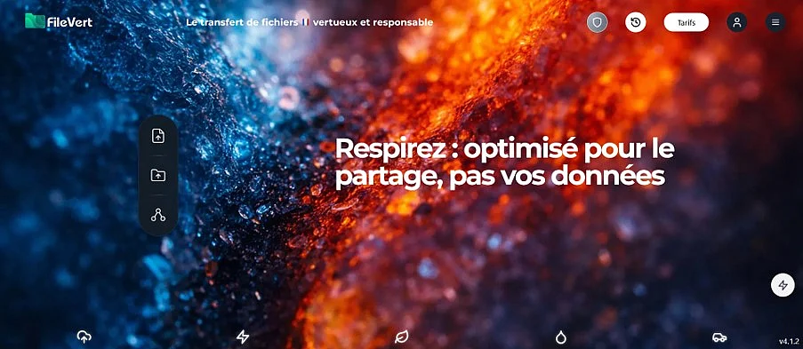 Alternative à WeTransfer : FileVert Image: Alternative à WeTransfer : FileVert