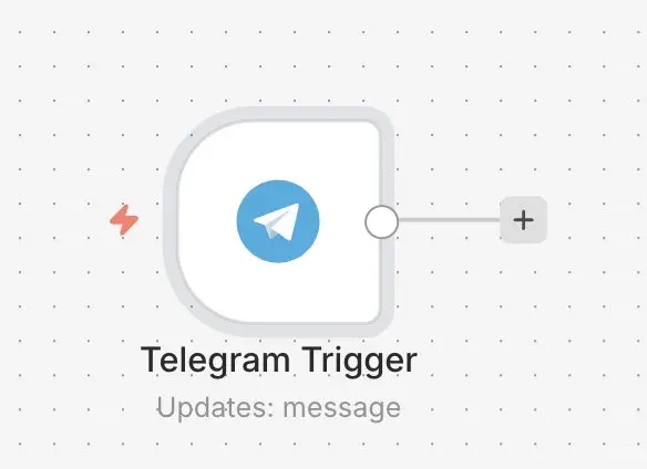 Image: n8n : déclencheur Telegram
