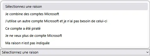 Image: Marquer le compte pour cl&ocirc;ture