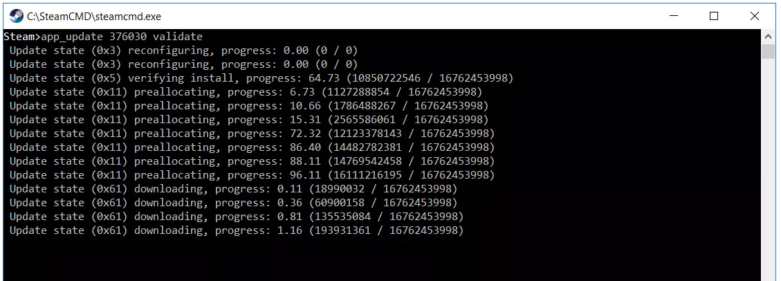 Image: Serveur ARK : installation avec SteamCMD