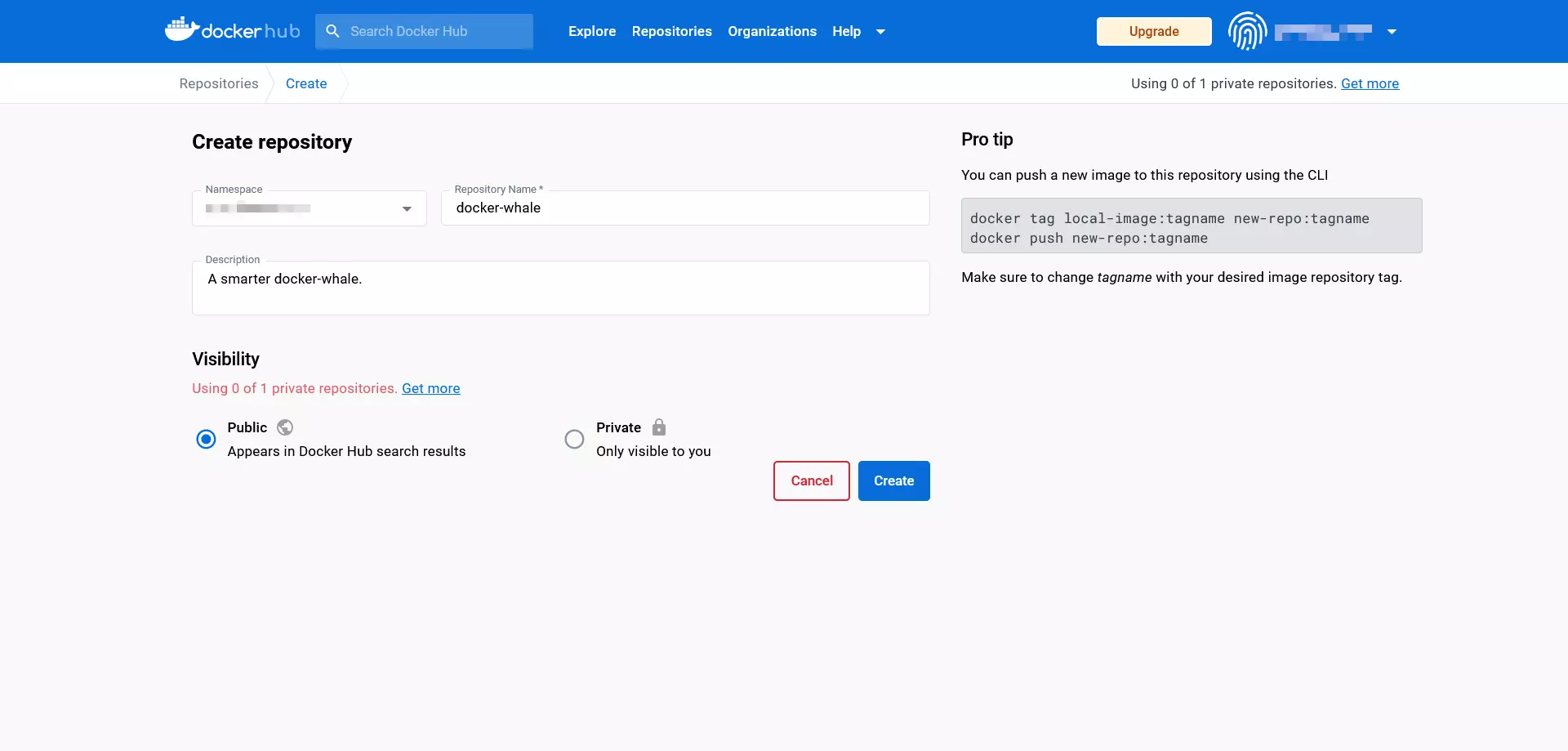 Hub Docker : créer un référentiel Hub Docker : créer un référentiel