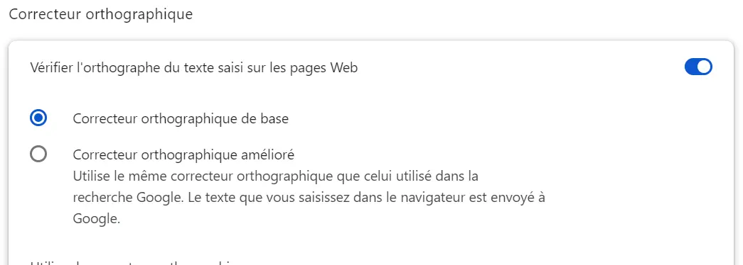 Activer le correcteur orthographique de base dans Google Chrome Image: Activer le correcteur orthographique de base dans Google Chrome