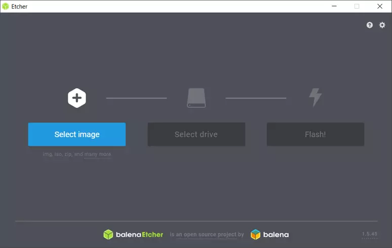 Image: Flash de l’image NextCloudPi – Préparation dans balenaEtcher